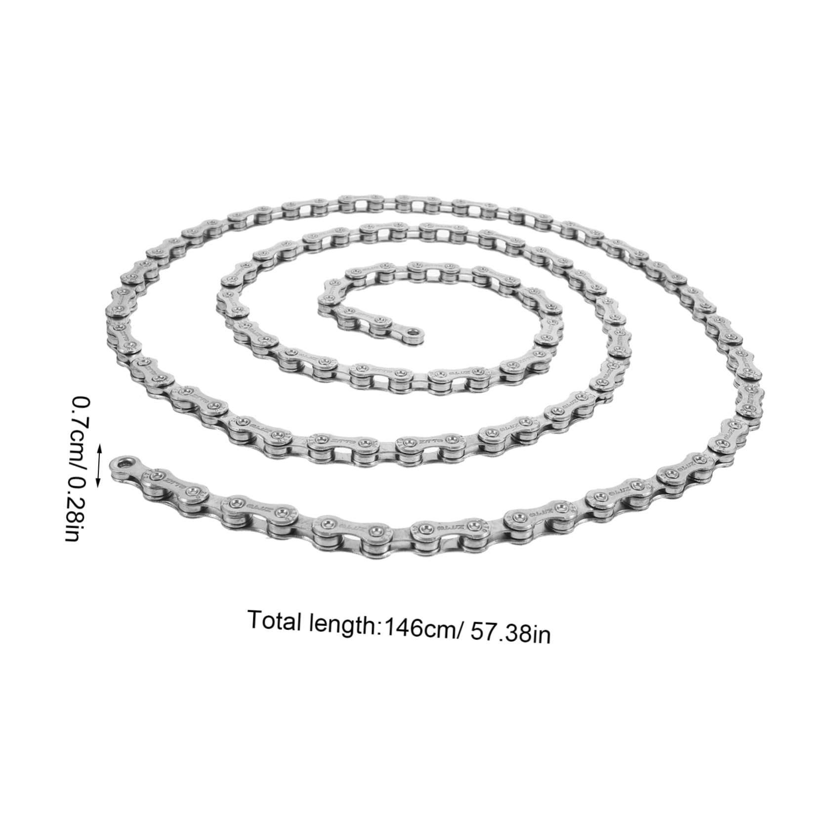 POPETPOP Steel Bike Chain for Road and Mountain Bikes 116 Speed Bicycle Chain Replacement and Easy Installation