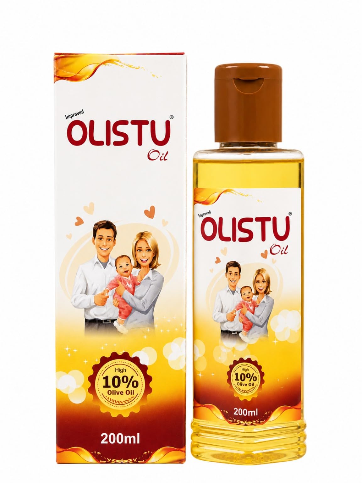 Olistu Oil for Baby and Adults, 200ml, with 10% Olive Oil and Vitamins A, D, E for Massage and Skin Health-image-2