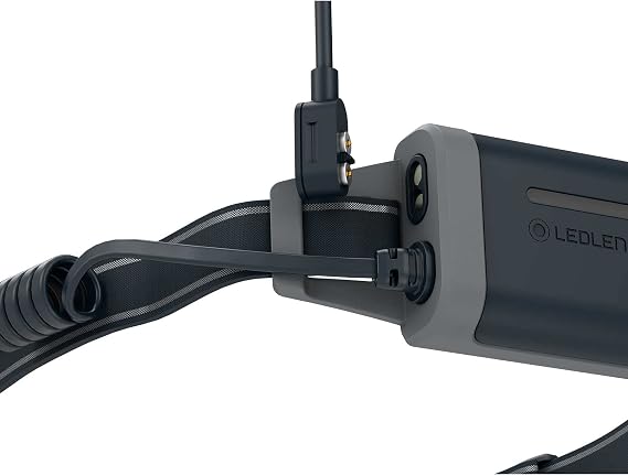 Ledlenser NEO5R Şarjlı Kafa Feneri - Gri