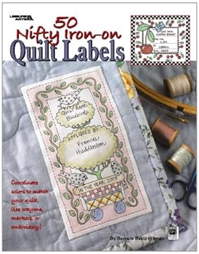 machine embroidery quilt labels
