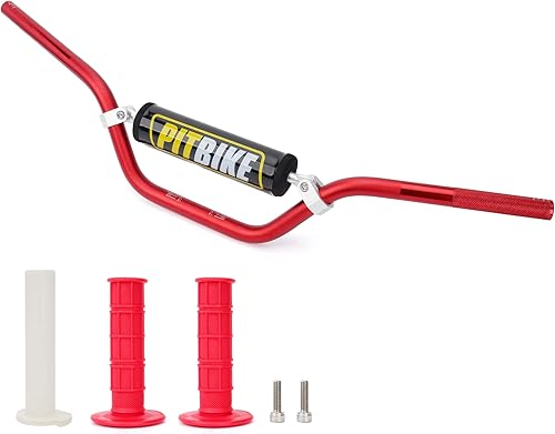 WEIYINGSI Powersports-manillar, 28.75x7.48x3.54 pulgadas, aluminio, rojo, compatible con CRF YZF KXF KLX RMZ DRZ Dirt Bike ATV Quad