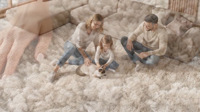 Tapete decorativo SAFAVIEH August Shag 9' x 12' Beige miniatura 7
