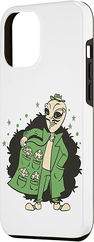 Miniatura 2 de iPhone 13 Pro Max Funny Alien Mushroom Hippie UFO Lover and Believers Case