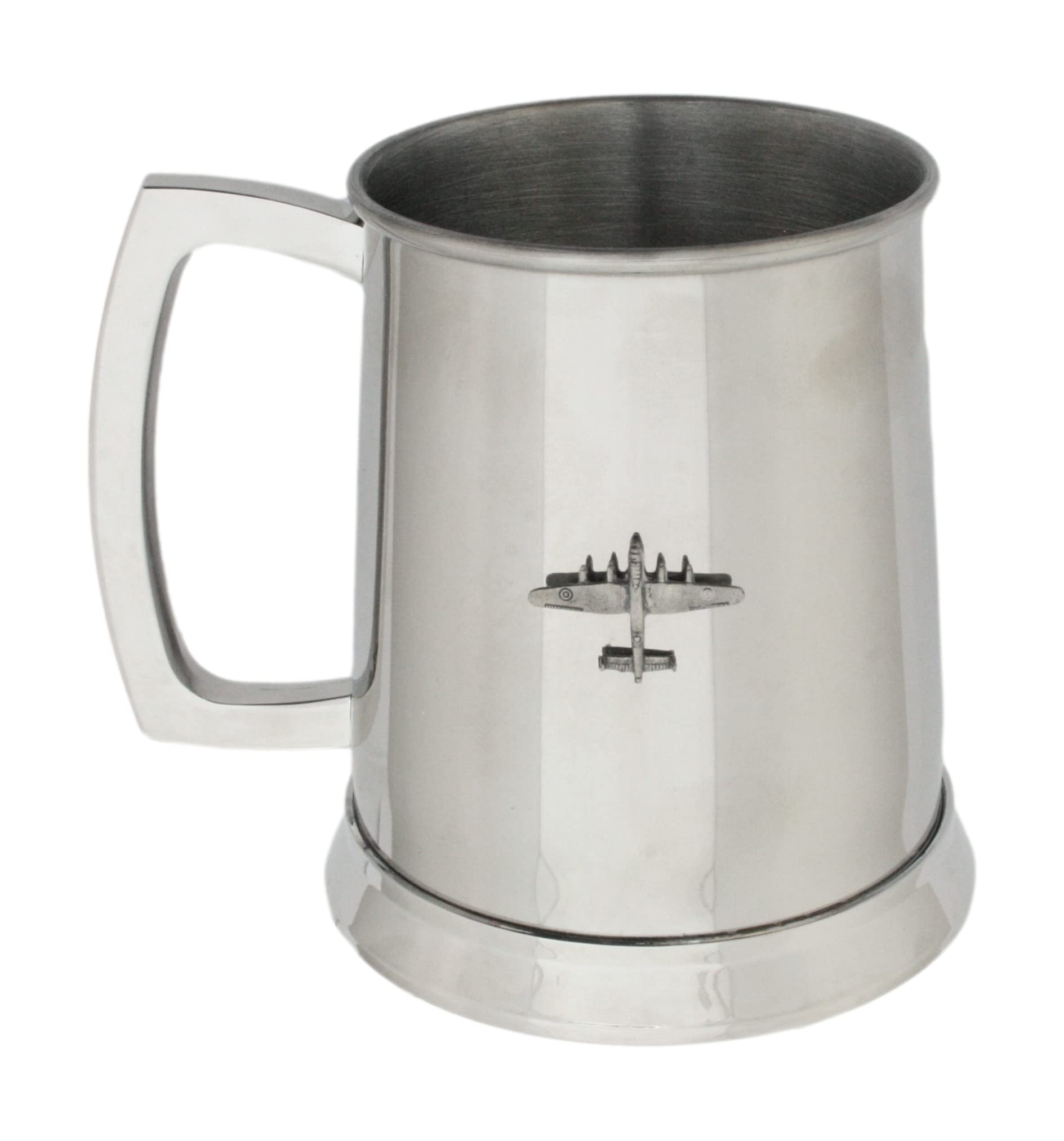 Gamekeepers Cottage gifts Lancaster Bomber Stainless Steel Beer Tankard Free Engraving Gift 213