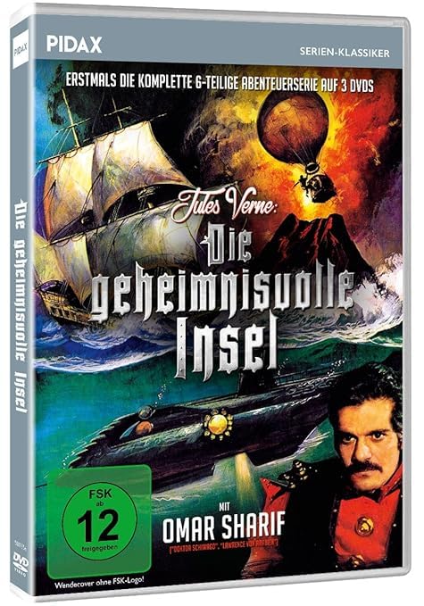 Die geheimnisvolle Insel - Die komplette 6-teilige Abenteuerserie (Jules Verne) mit Omar Sharif und Rick Battaglia [4 DVDs]