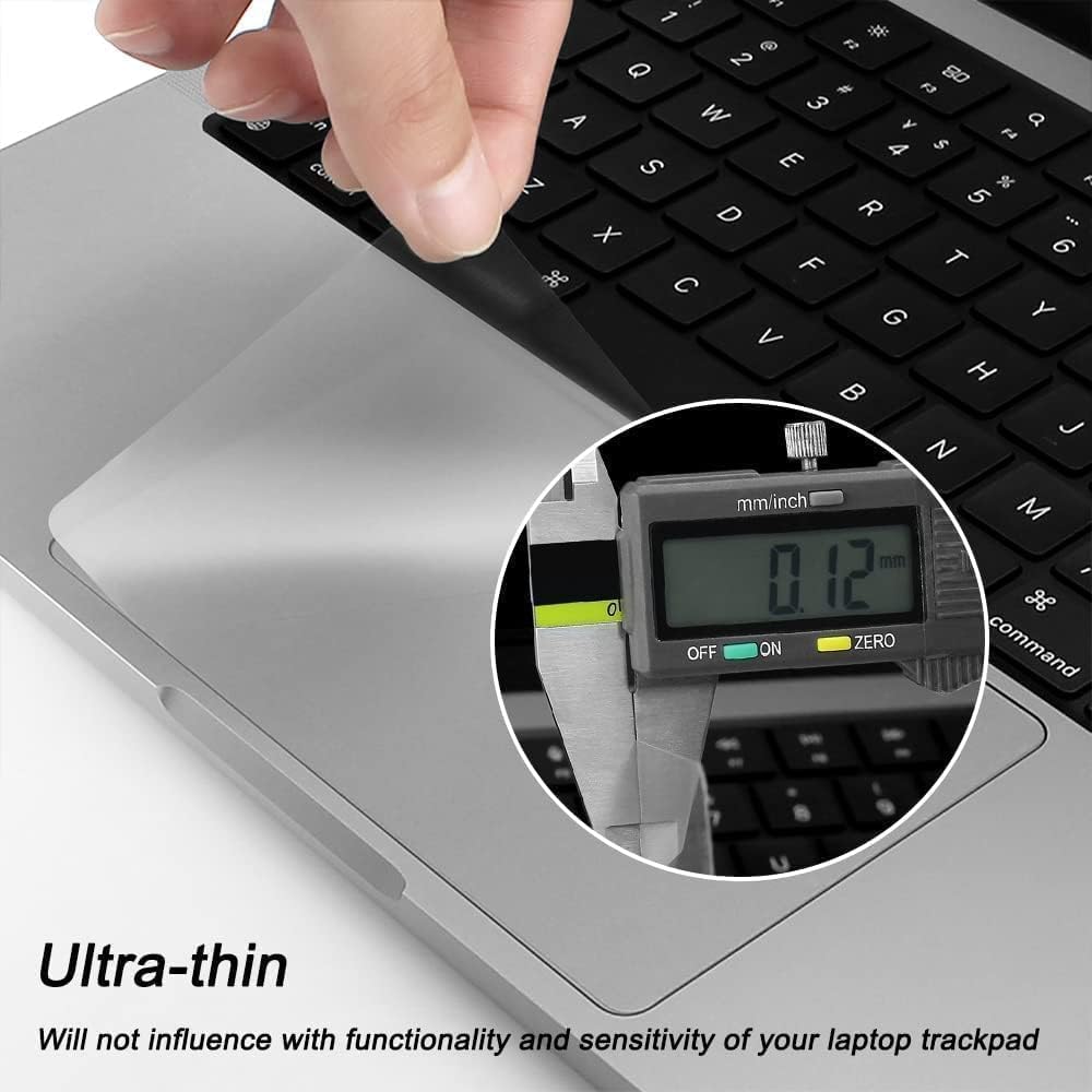 Cover protettiva per trackpad da 13 pollici, per MacBook Air 2025 da 13,6", chip M4 A3240, trasparente, impermeabile, antigraffio, antipolvere, per tastiera e touchpad, accessori protettivi (opaco)