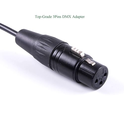 Miniatura 4 de Adaptador de interfaz USB a DMX RS485 Convertidor Serial 3PIN XLR LED DMX512 Freestyler Software PC a escenario Control de iluminación Cable de