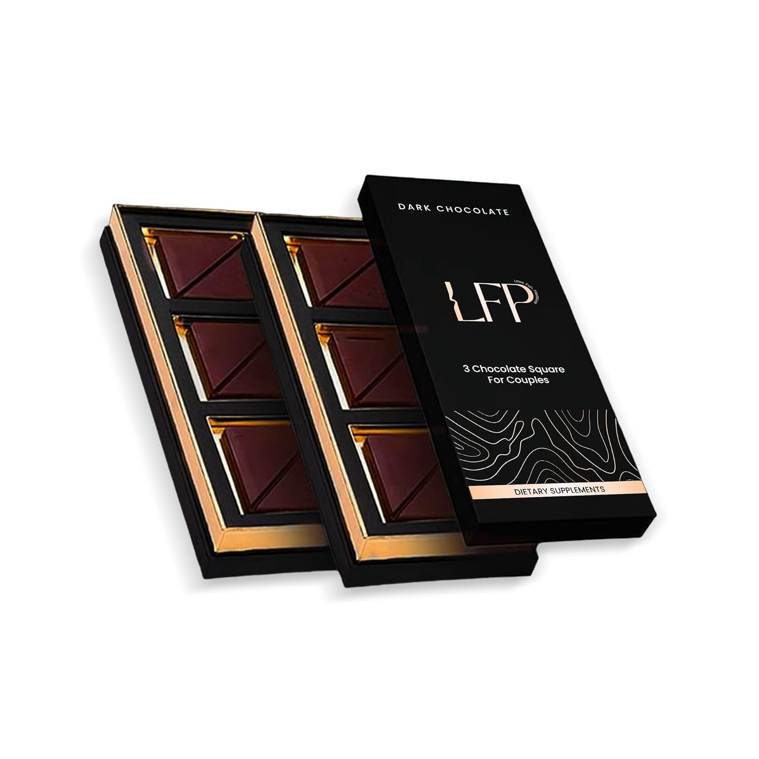 LFP Chocolate Bars, Luxurious Flavour Chocolate For Uplifting Mood & Vitality, Ideal For Men & Women, Vegetarian And Gluten-Free Delight, 60Gm
