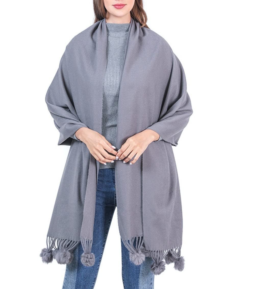 Eleganter Poncho-Schal Für Damen – Kaschmirähnlich, Mit Fledermausärmeln, Offener Vorderseite, Warm Für Herbst & Winter