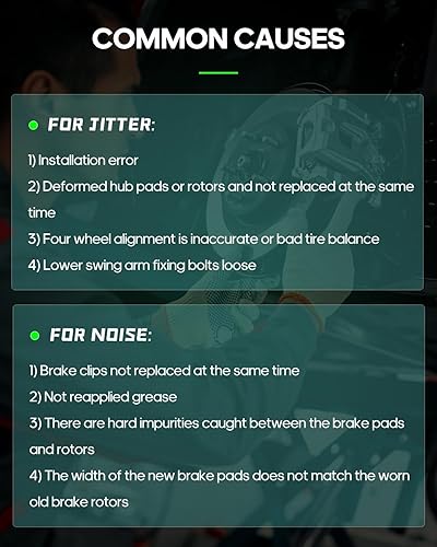 Miniatura 7 de SCITOO Juego de pastillas de freno de cerámica D621 D537 Reemplazo delantero y trasero 2009-2011 para Honda Civic