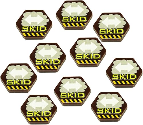 Miniatura 4 de LITKO Fichas de maniobras de combate Mecha  Fichas a todo color  Compatible con BattleTech, BattleForce y Alpha Strike (posición de quieta)