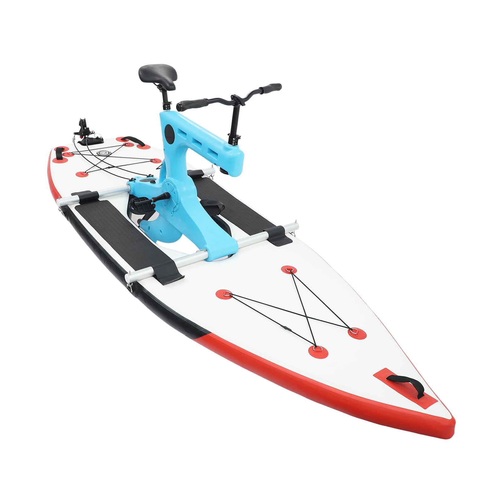 Nadmuchiwany rower wodny, z siedzeniami na jezioro/rzeki/morze, do 100 kg | Rowerowa łódź morska, rower wodny dla dorosłych, nadmuchiwana łódź rekreacyjna do sportów wodnych i aktywności rekreacyjnych