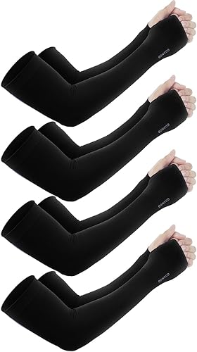 GOUNOD Mangas de brazo para protección solar con cubierta UV  Mangas de jardinería de enfriamiento para tatuajes