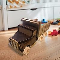 Vista 6 de Ruedas de madera, 100 unidades, 1.18 pulgadas, ruedas de madera con agujero de 0.14 pulgadas, perfectas para proyectos de carros de madera