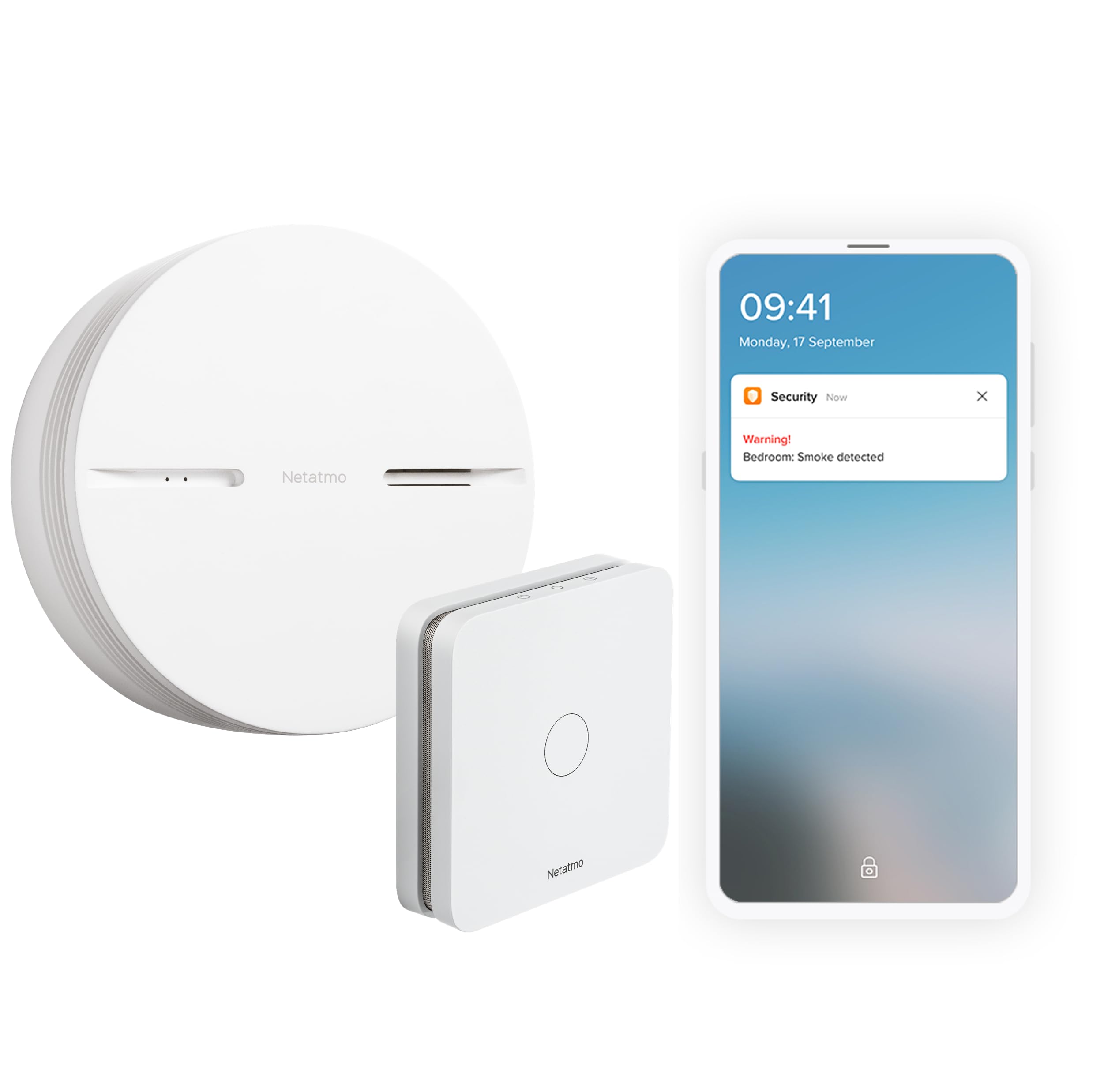 UK NCO-UK Smart Carbon Monoxide Alarm, White