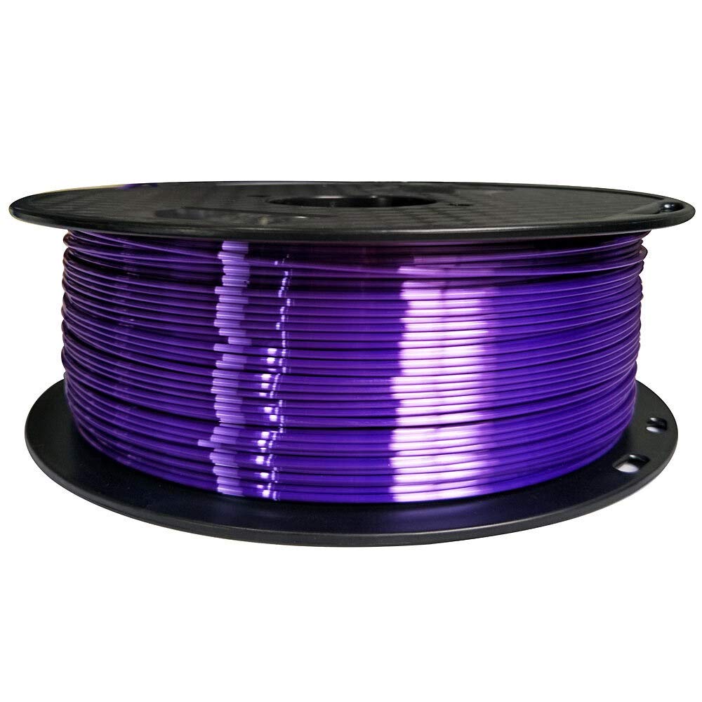 3D-Druckseide, PLA-Filament für 3D-Drucker, 1,75, 1 kg, seidenähnliches Design, Schwarz/Violett Silk Red Copper