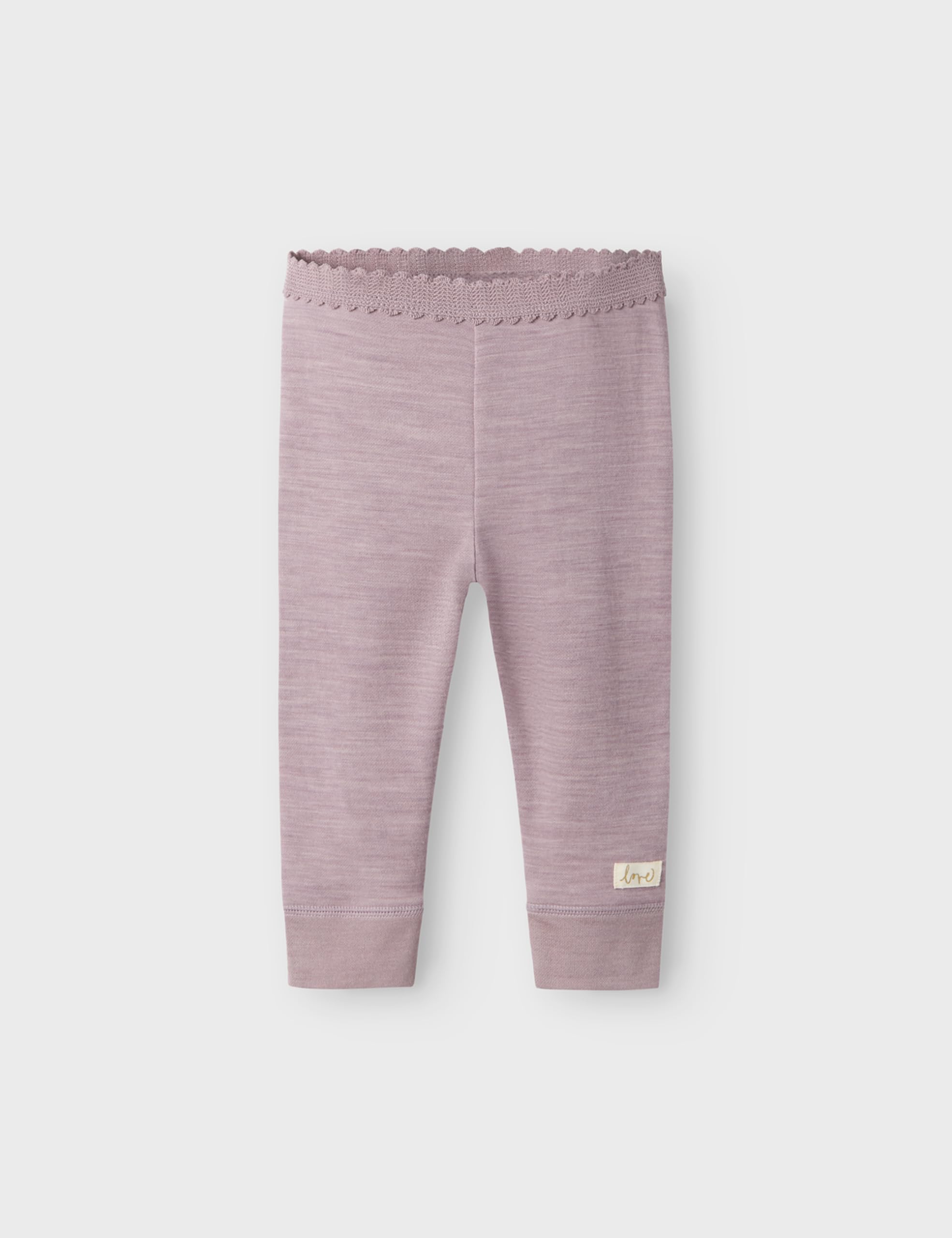 NAME IT Nbfwyla Wool/Vis Legging, liliowy, 62 cm