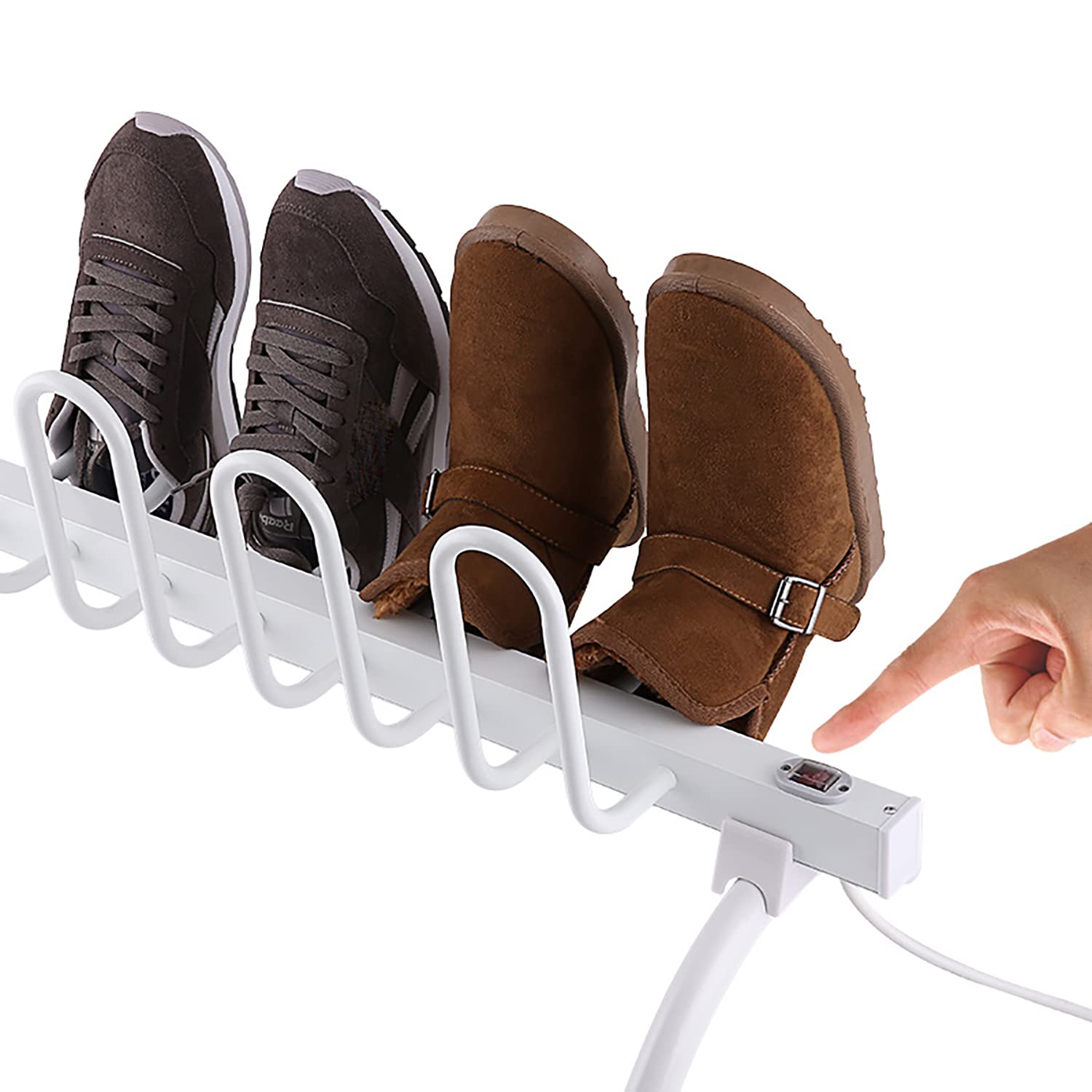 Secador Zapatos Eléctricos, Precalentador 80W Secadora, Deshumidificación Portátil Ahorro Energía Zapatos Calientes Esterilización Muda