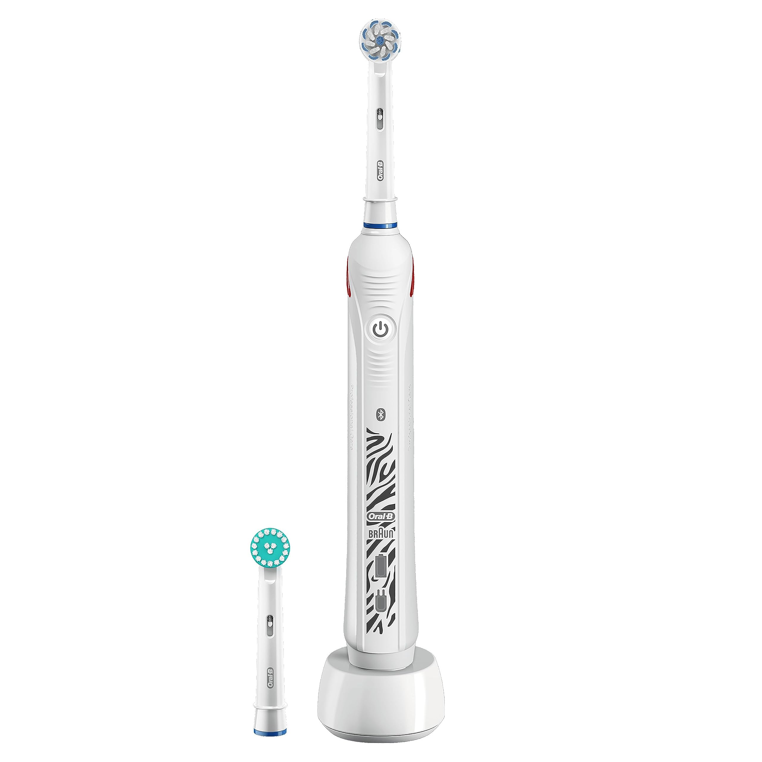 Oral-B Teen Brosse À Dents Électrique Rechargeable Avec 1 Manche Et 1 Brossette, Technologie 3D, Élimine Jusqu’À 100 % De Plaque Dentaire