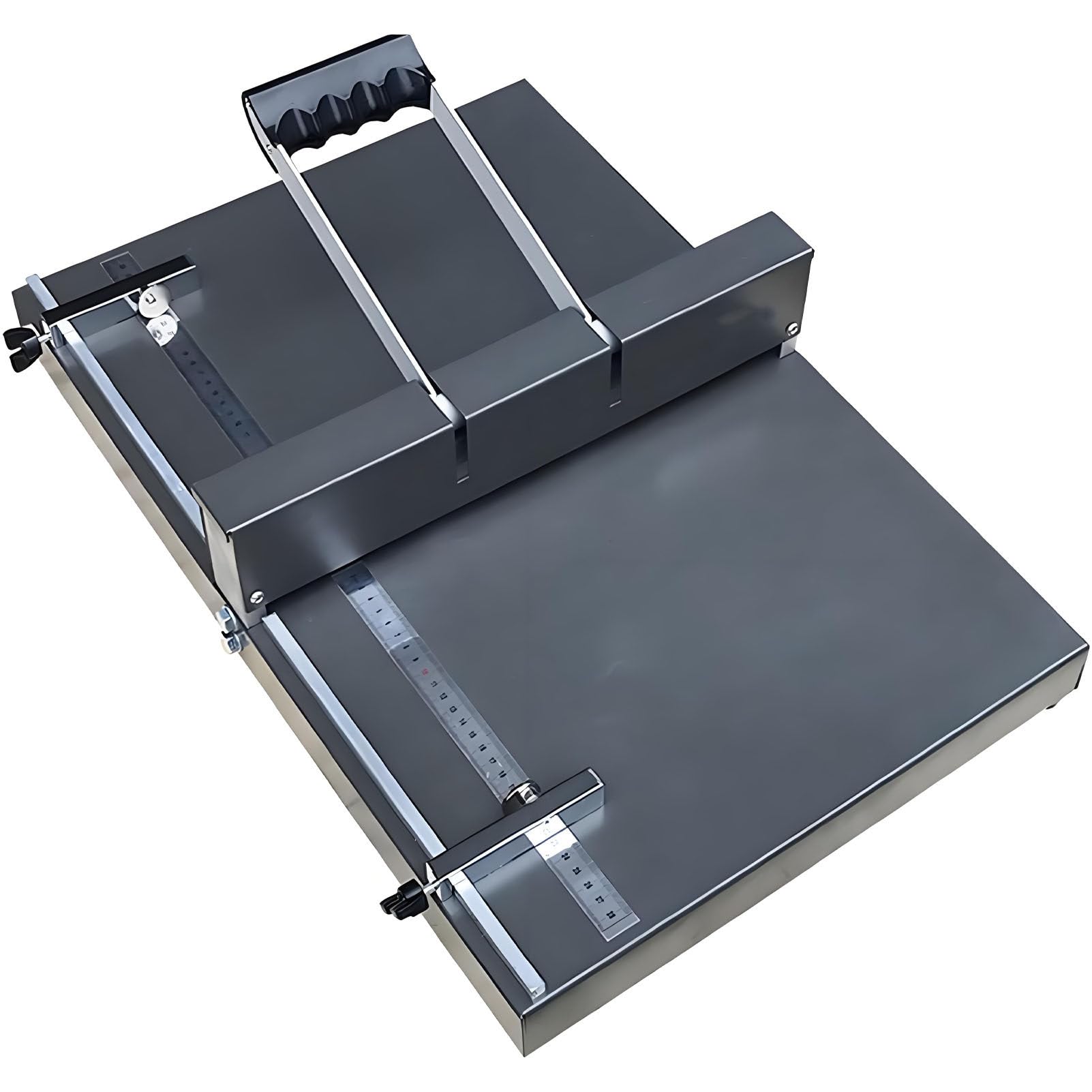 Machine à Rainurer Manuelle 350 mm/450 mm, Rainureuse de Bureau Robuste en Métal pour Cartes de Visite