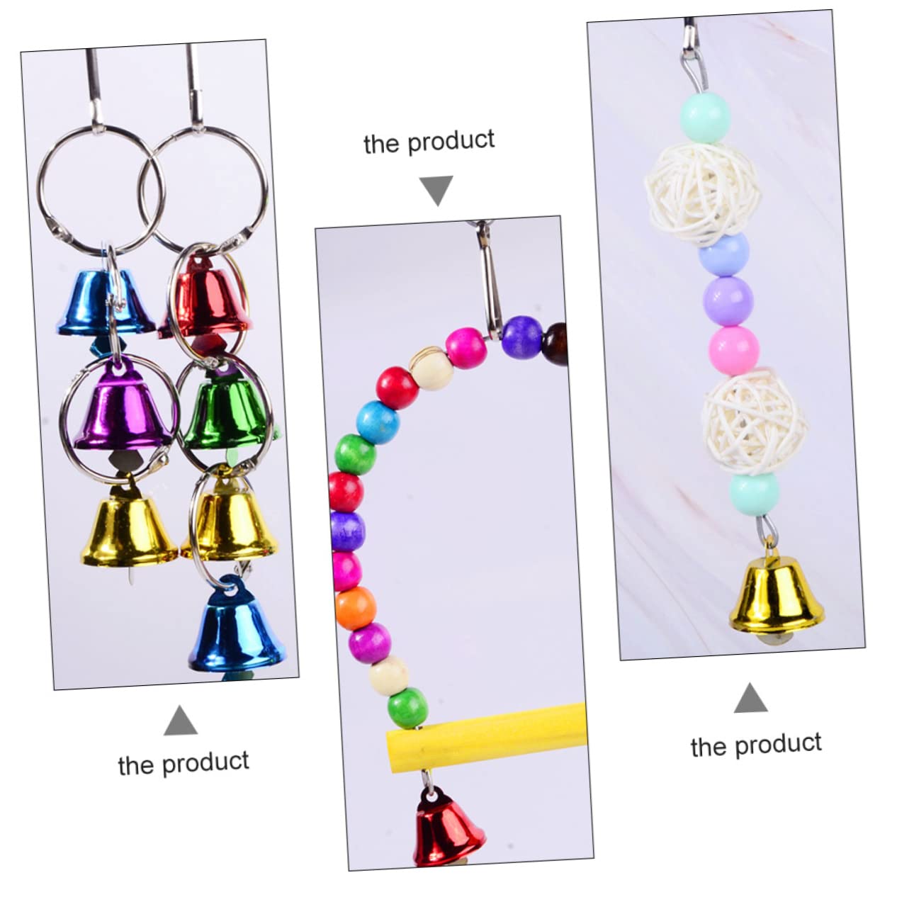 FOMIYES Jouet À Mâcher pour Perroquet 5 Pièces pour Oiseaux Chics pour Calopsittes par Safe Nervousness