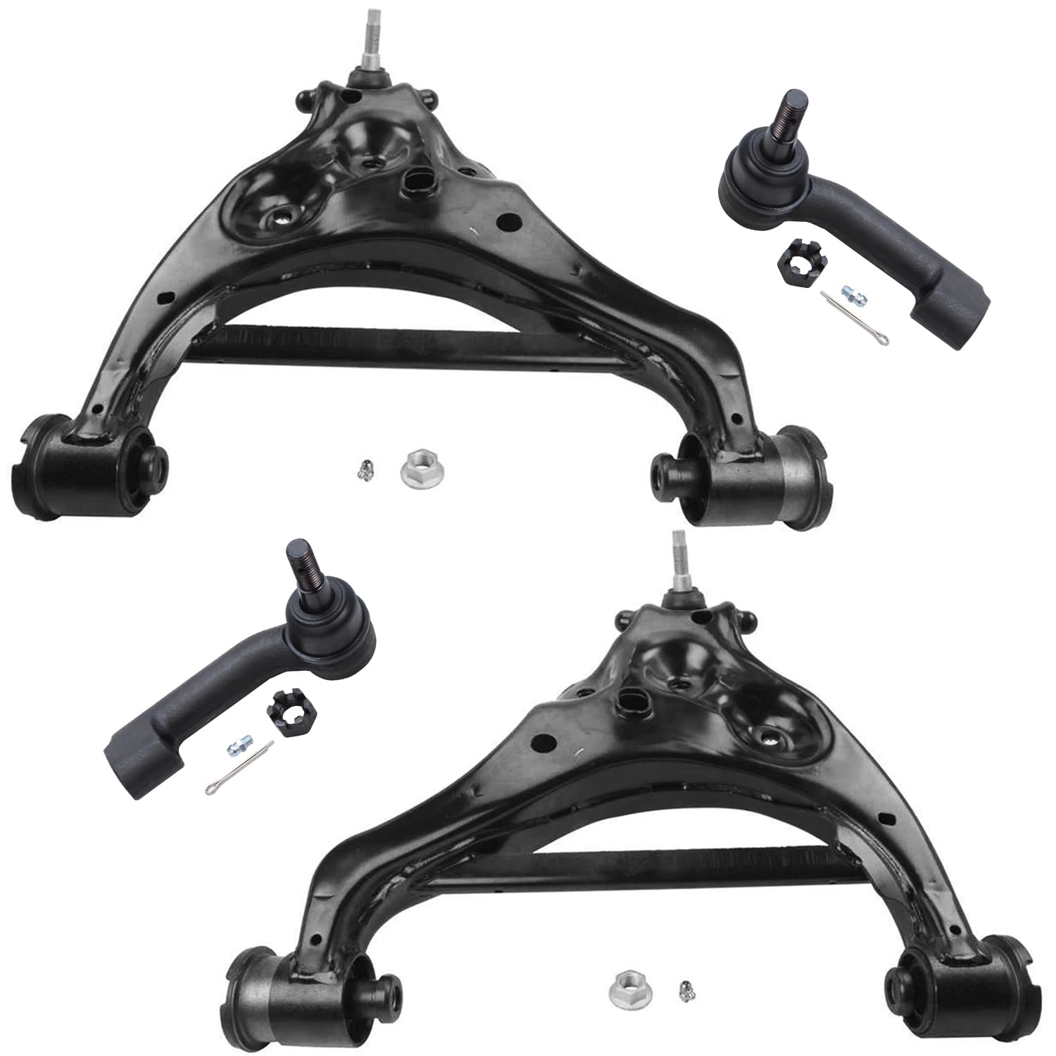 Detroit Axle - 4pc Front Lower Control Arms Kit for 2014 Ford F-150