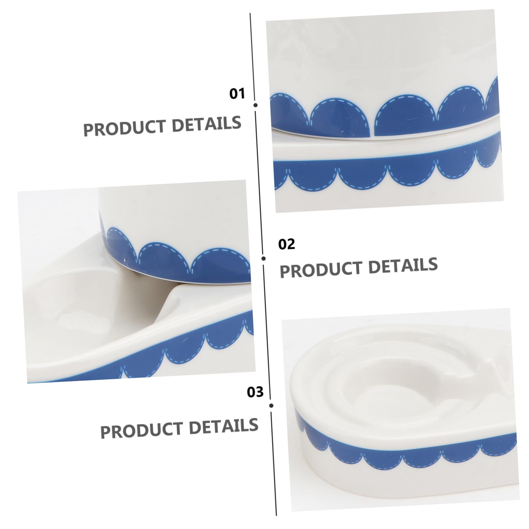 Toddmomy Gamelle d'eau Odeur pour Lapin Surface Lisse en Céramique Abreuvoir Solide pour Animaux Domestiques la Maison