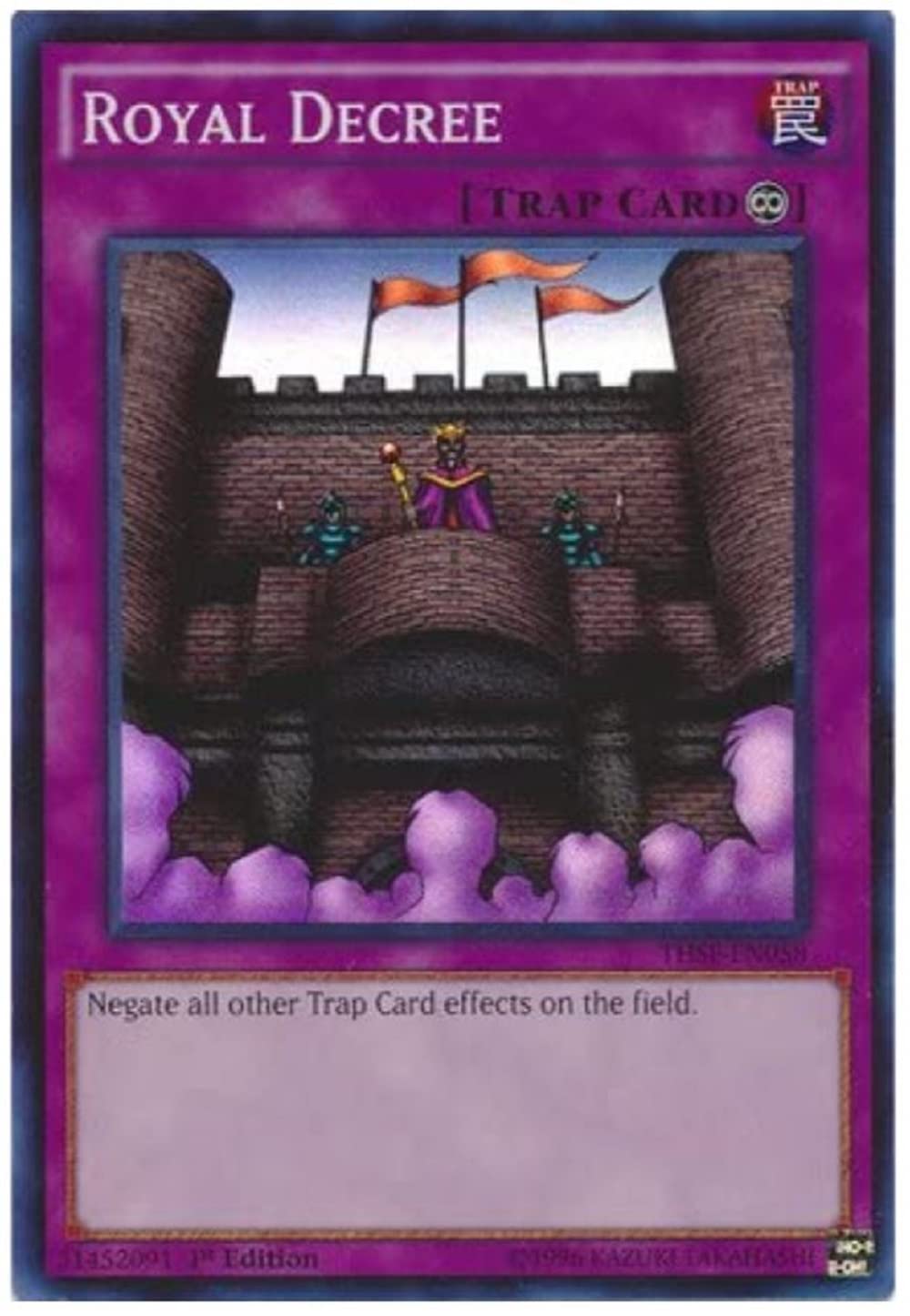Amazon.com: yugioh - Royal Decree (THSF-EN058 1st Edition Super Rare