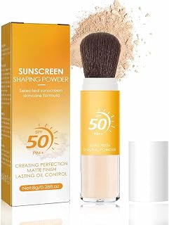 Polvo de ajuste solar, maquillaje en polvo translúcido, maquillaje en polvo de control de aceite, mate, ligero, transpirable, de larga duración para mujeres