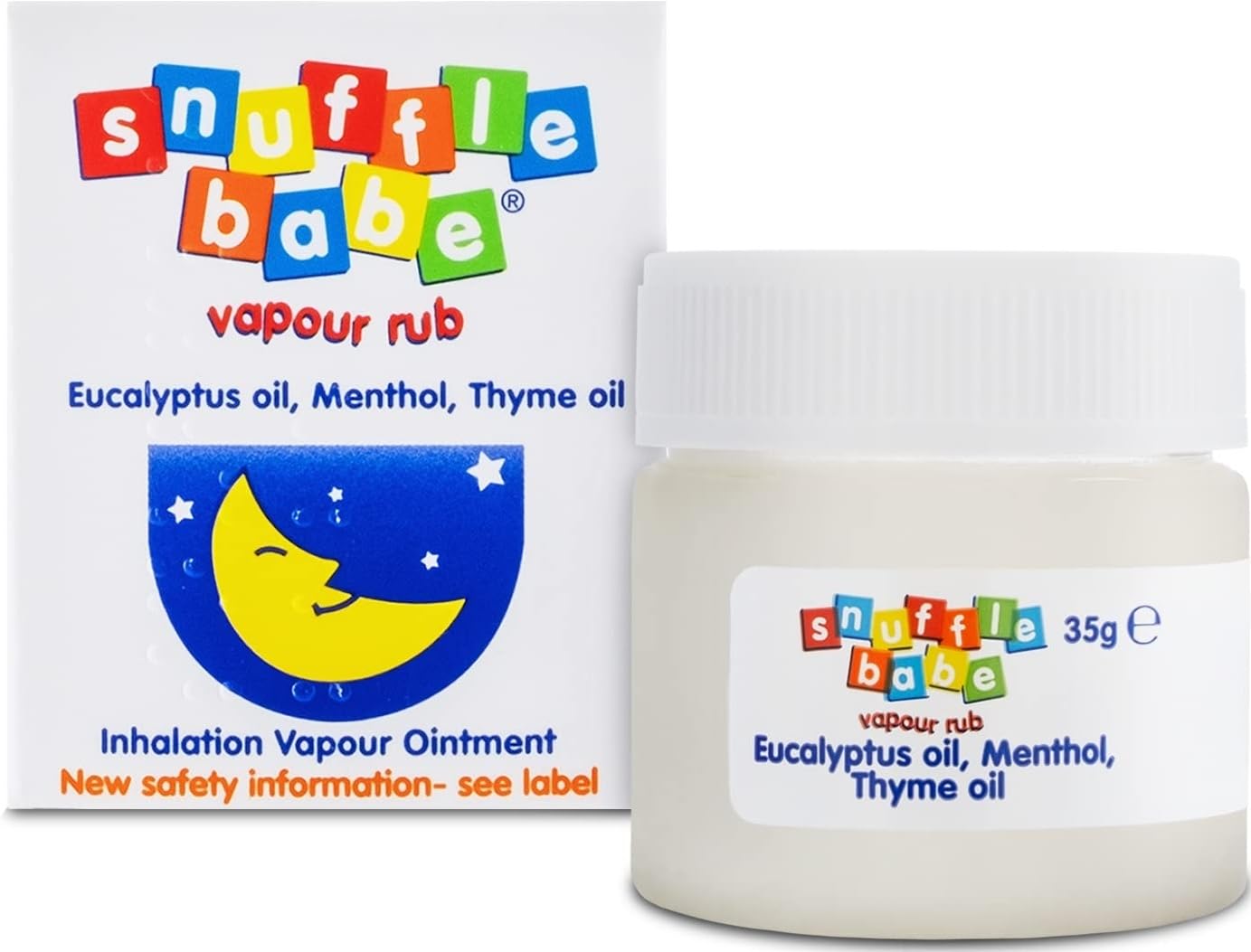 Snufflebabe Vapour Rub 2%/1.5%/0.5% 35G