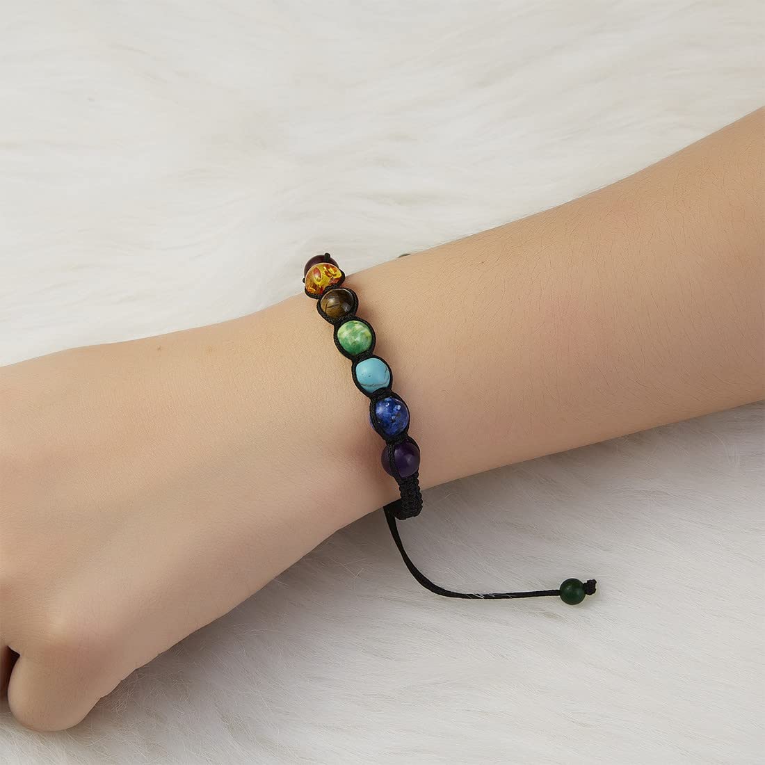 Lavasteen Chakra Armband - Massage Fabriek