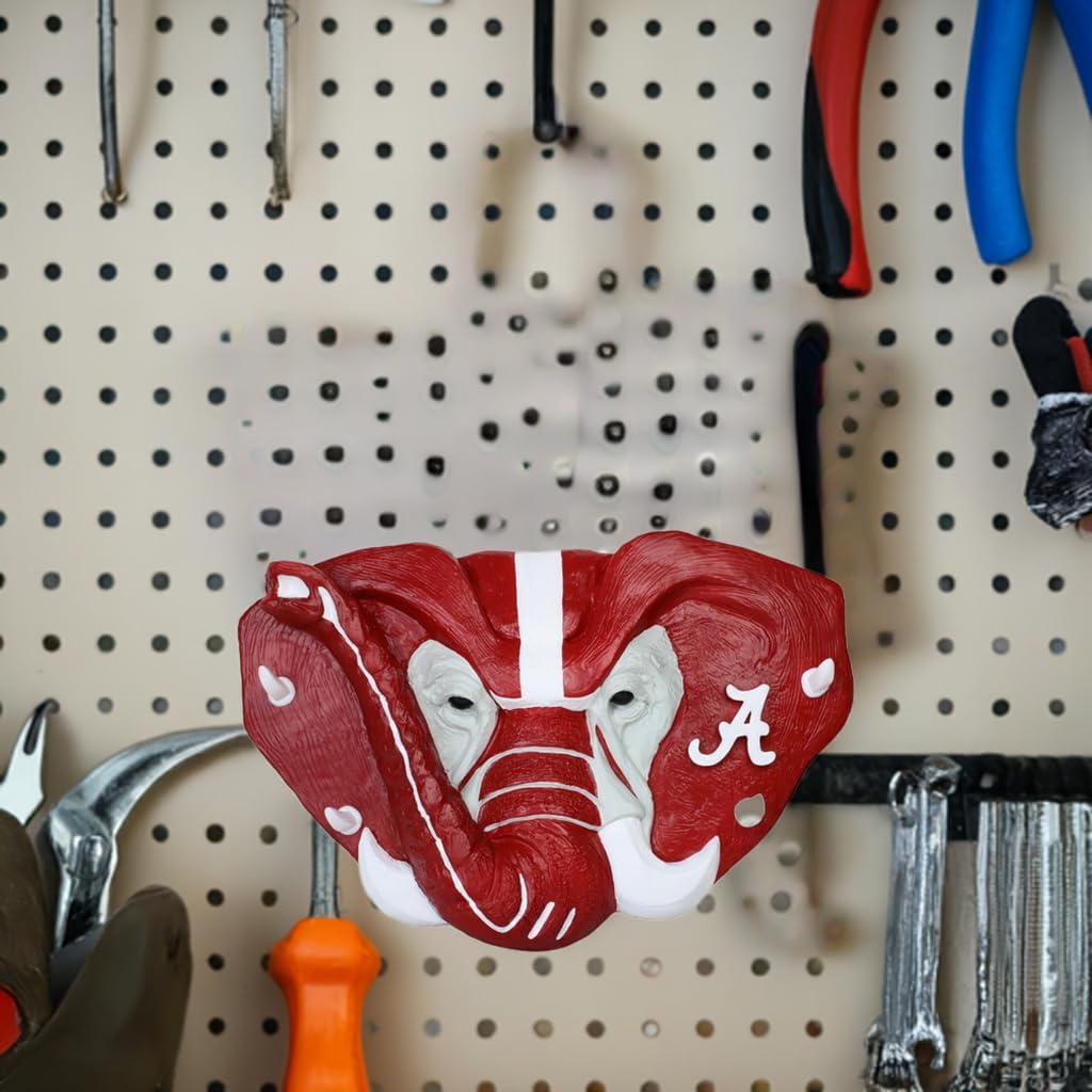 College Bronze Alabama Crimson Tide Storage and Organization Wall Hook Rack