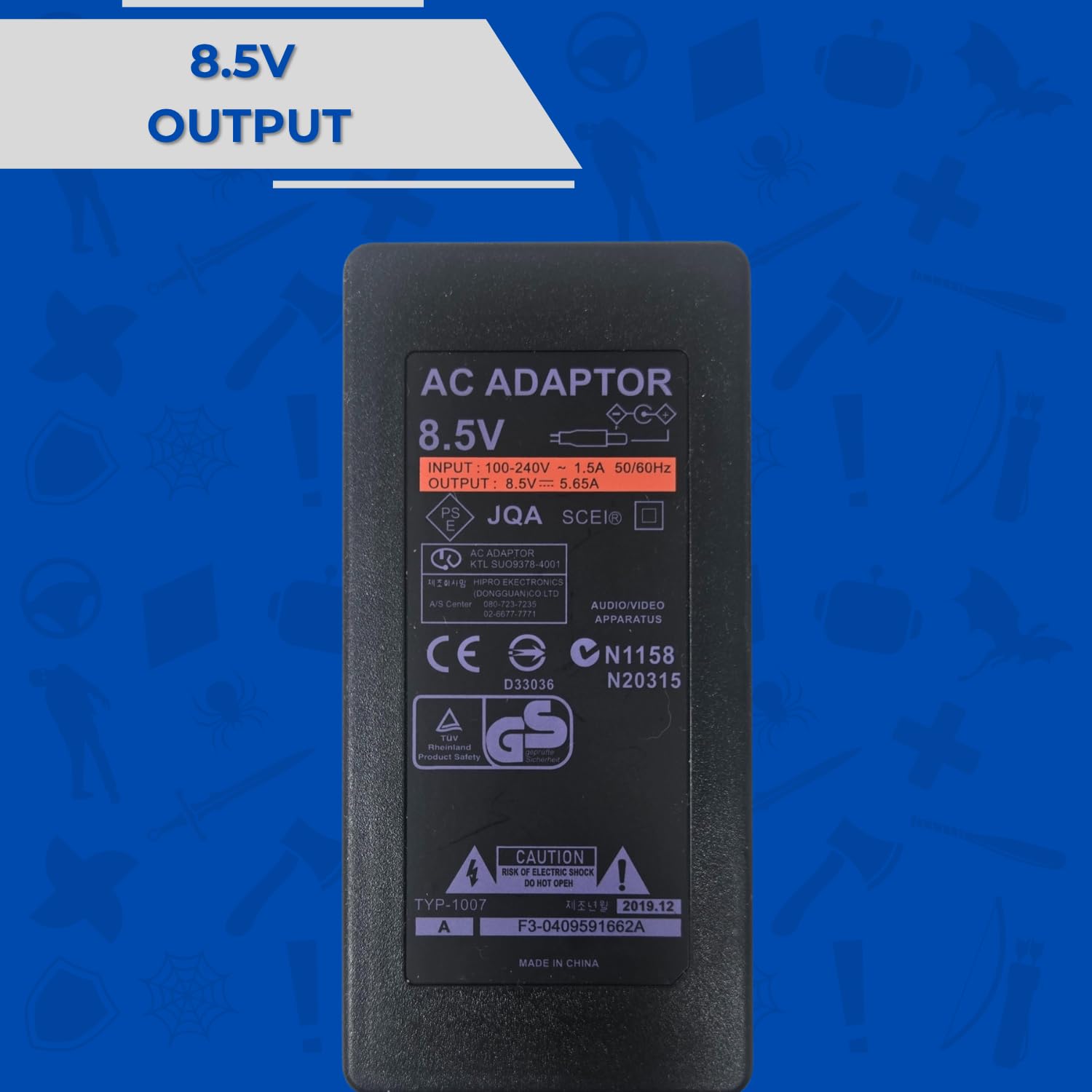 Amazon.com: Old Skool PS2 Ac Adapter for Sony PlayStation 2 Slim