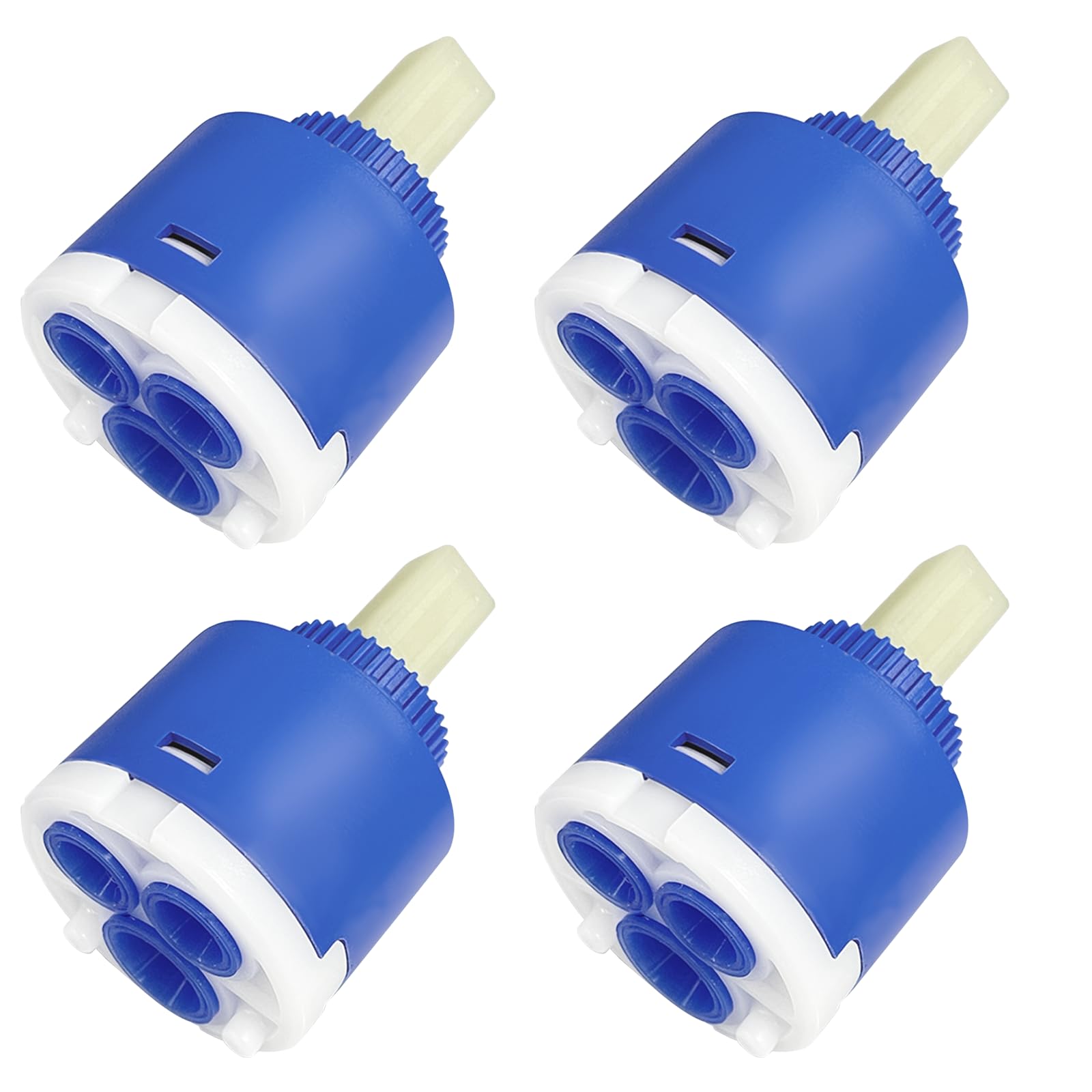 4 Piezas Cartucho de Cerámica para Grifo 35mm Cartuchos Grifos de Cerámica Fácil de Instalar Fuerte Resistente Cartucho Ceramico per Grifo para Reparación de Grifos Agua Cocina Ducha Lavabo