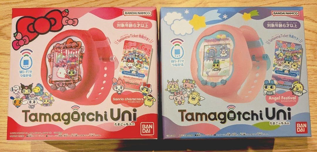 たまこっち uni エンジェル 2台 tamagotchi たまごっち uni サンリオ