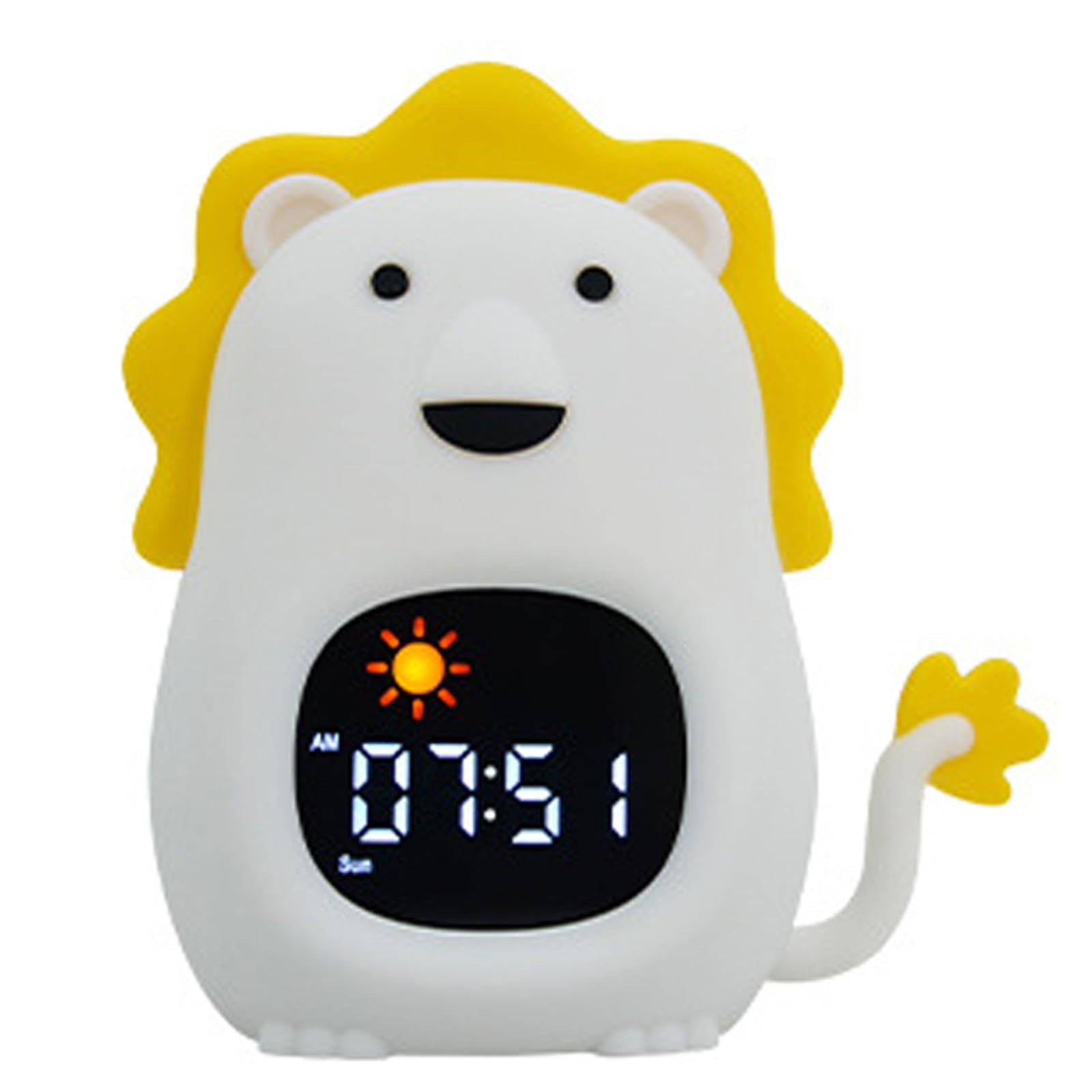 Jazuaiao Alarm Clock with Soothing Light and Multiple Ringtones Friendly Silicone Soft Touching for a Warm Morning Routine Kids Alarm Clock