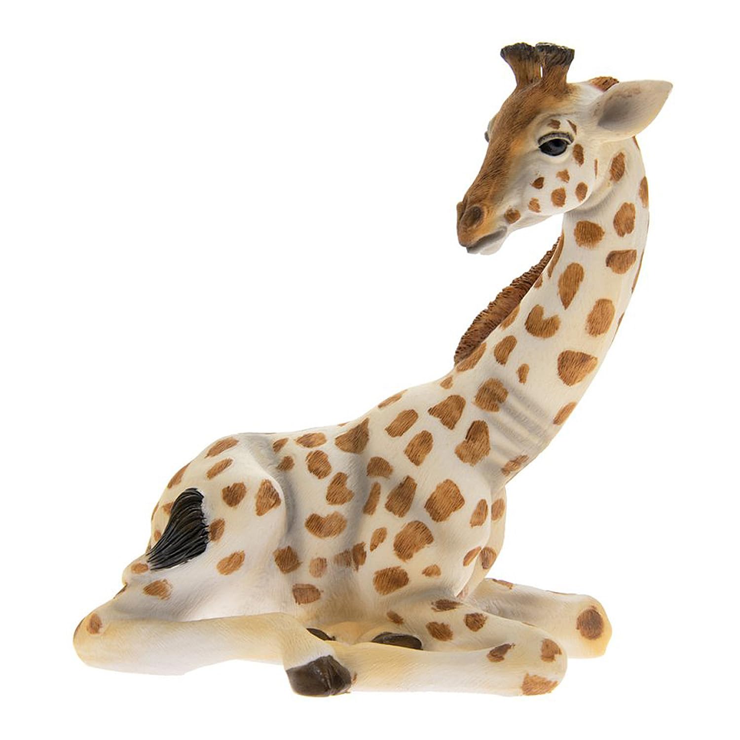 The Leonardo Collection Women's Small Giraffe Lesser & Pavey Lying Giraffe Figurine For Home & Office | Out Of Africa Sitting Giraffe Ornaments | Home Decor Giraffe Gifts For & Men | Living Room Decor African Ornaments