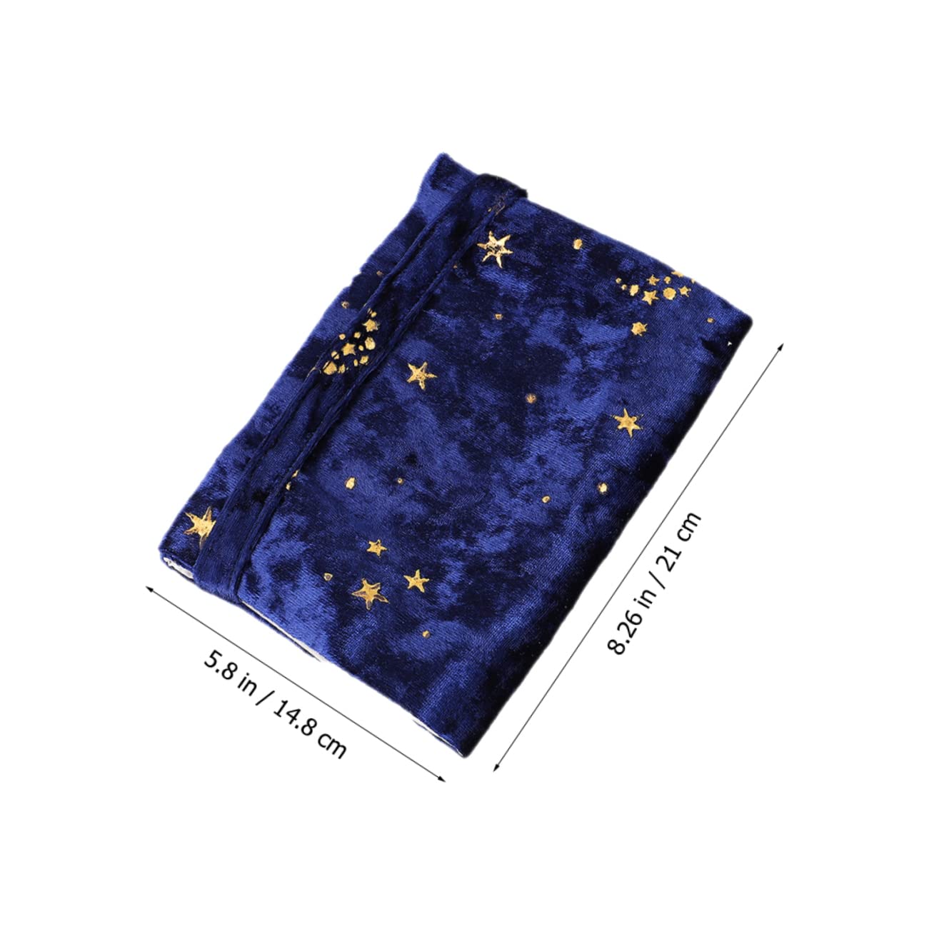 NUOBESTY 3pezzi Copertina Protettiva Per Libri Tessuto Decorativo Astuccio Per Diario Velour Scuro Resistente Strappi e Macchie Per Proteggere Libri e Taccuini
