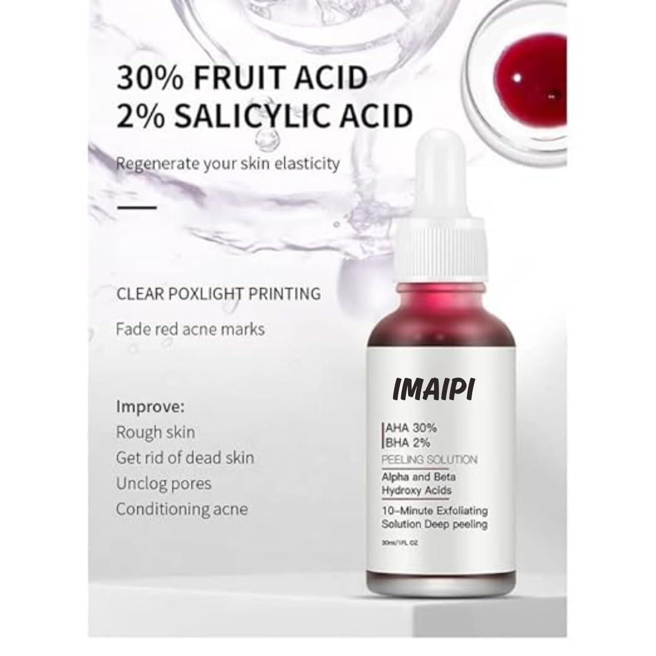 Myoc Salicylic Acid | 6 Pack | Cosmetic Grade | Ideal for DIY Skincare & Personal Care Formulations | 4oz / 120g