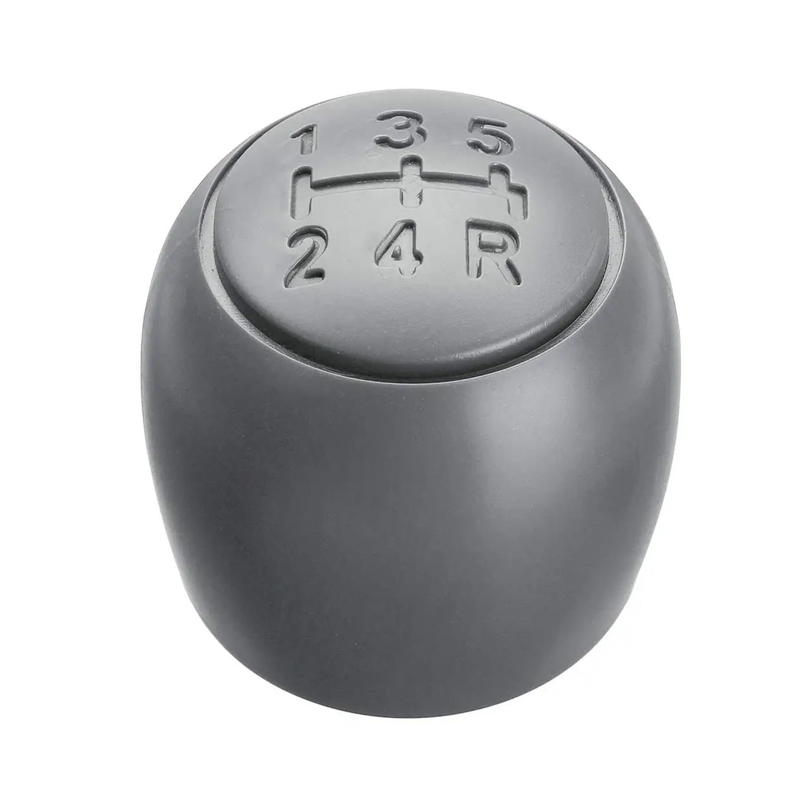 Jeocoai Gray Car Gear Knob 1X 5-Speed Gear Shift Knob For Fiat 500 500C 2007-2013 For Panda 2003-2012(Gray)
