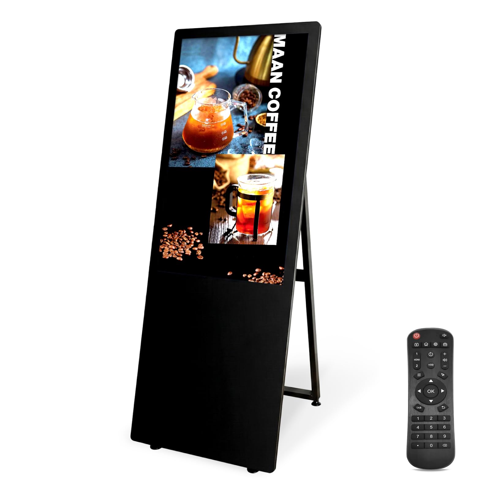 Amazon | 看板 LED デジタルサイネージ 32型 A型看板 リモコン付 超薄 