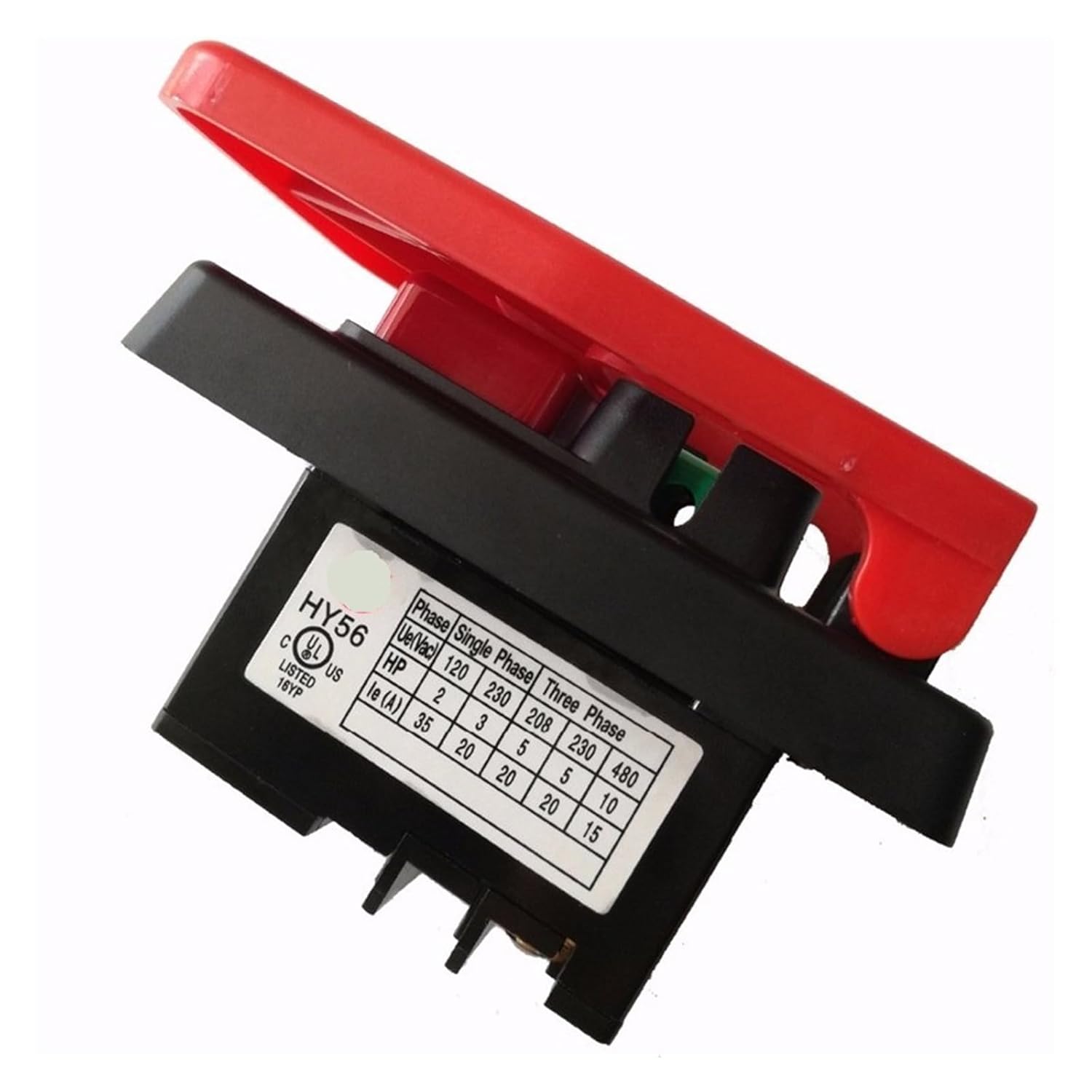 HY56 120V/220V/380V Single/Three-Phase electricityuniversal, 20Amp, Push Button Switch, Used for Cutting Machine of Sawing Wood