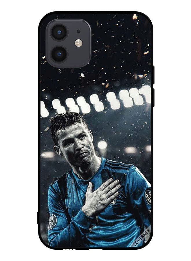 Protective Case Cover For Apple iPhone 12 Ronaldo & Messi In One Frame