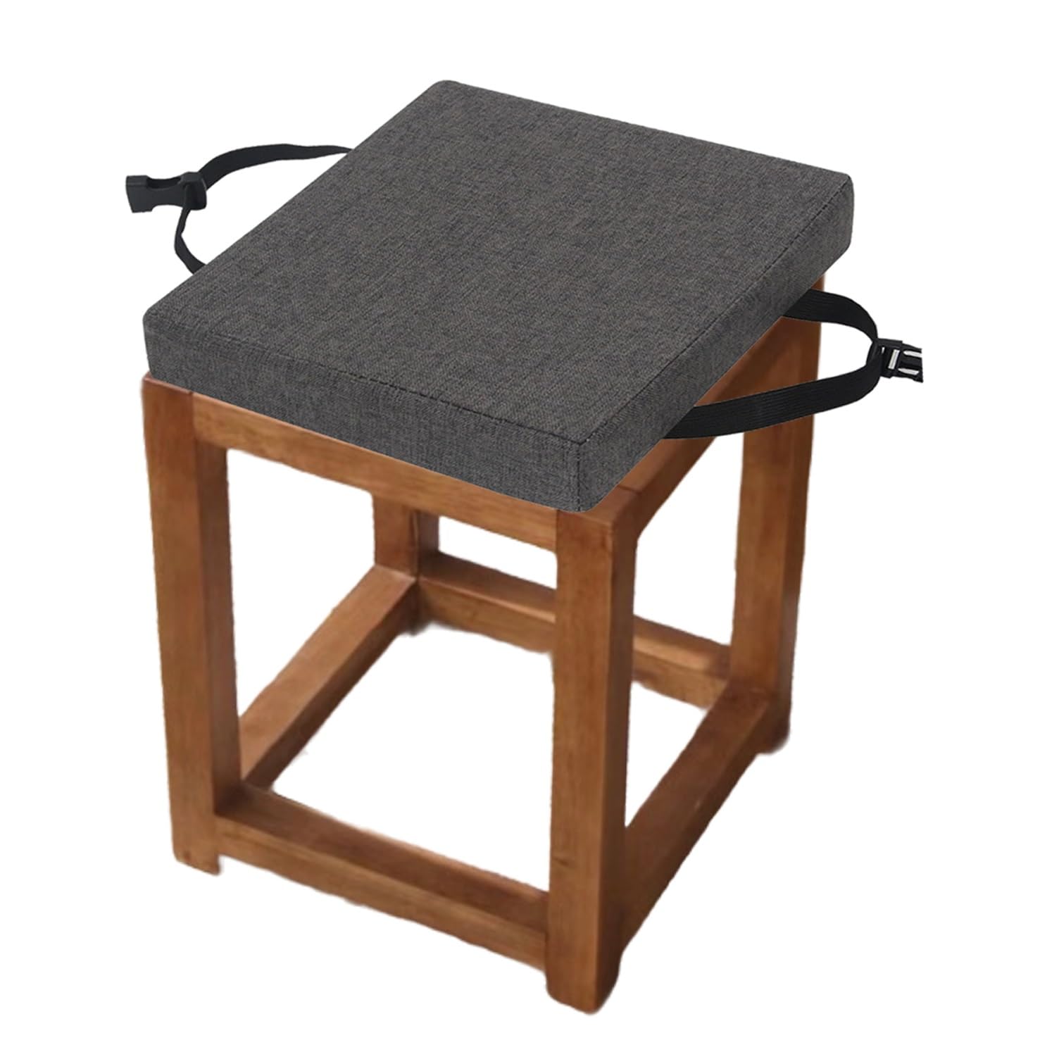 Miecoae 10/11/12/13/14/16 Inch Stool Cushion Square/Rectangular, Non-Slip Bar Stool Seat Cushion with Machine Washable Cover(C10,25x25x5cm)