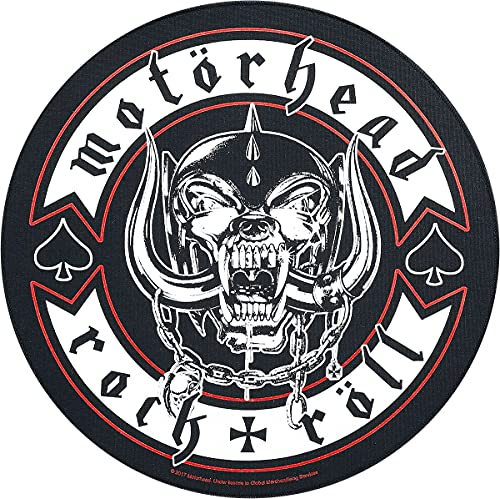Motörhead Biker Sin clasificar Parche Espalda Negro/blanco/Rojo 95% Algodón, 5% Poliéster