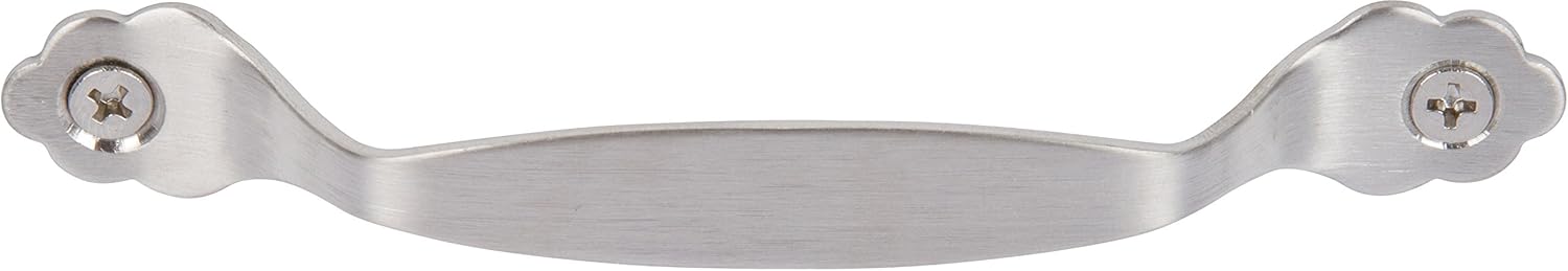 Delaney Hardware BD0131 Barn Door Pull Handle with Clover, Brushed Steel