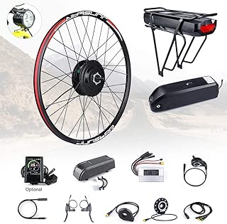 BAFANG 8fun 48V 500W Front Wheel Hub Assembly Motor Kit with Battery Electric Bike Conversion Kit for 20 26 27.5 700C Inch Front Wheel Electric Bike Kit with LCD Display - coolthings.us