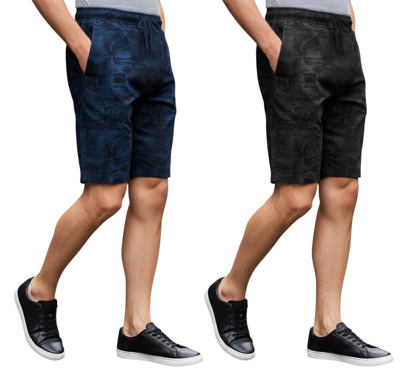 Men's Regular Printed Shorts (Pack of 2)-image-14