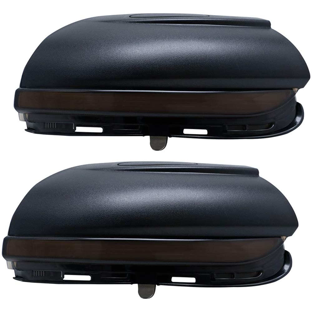 Indicatori di direzione laterali per specchietti retrovisori - compatibile con Volkswagen Golf VI 2008-2012 & Touran 2010-2015 - Grigio - incl. luci dinamiche