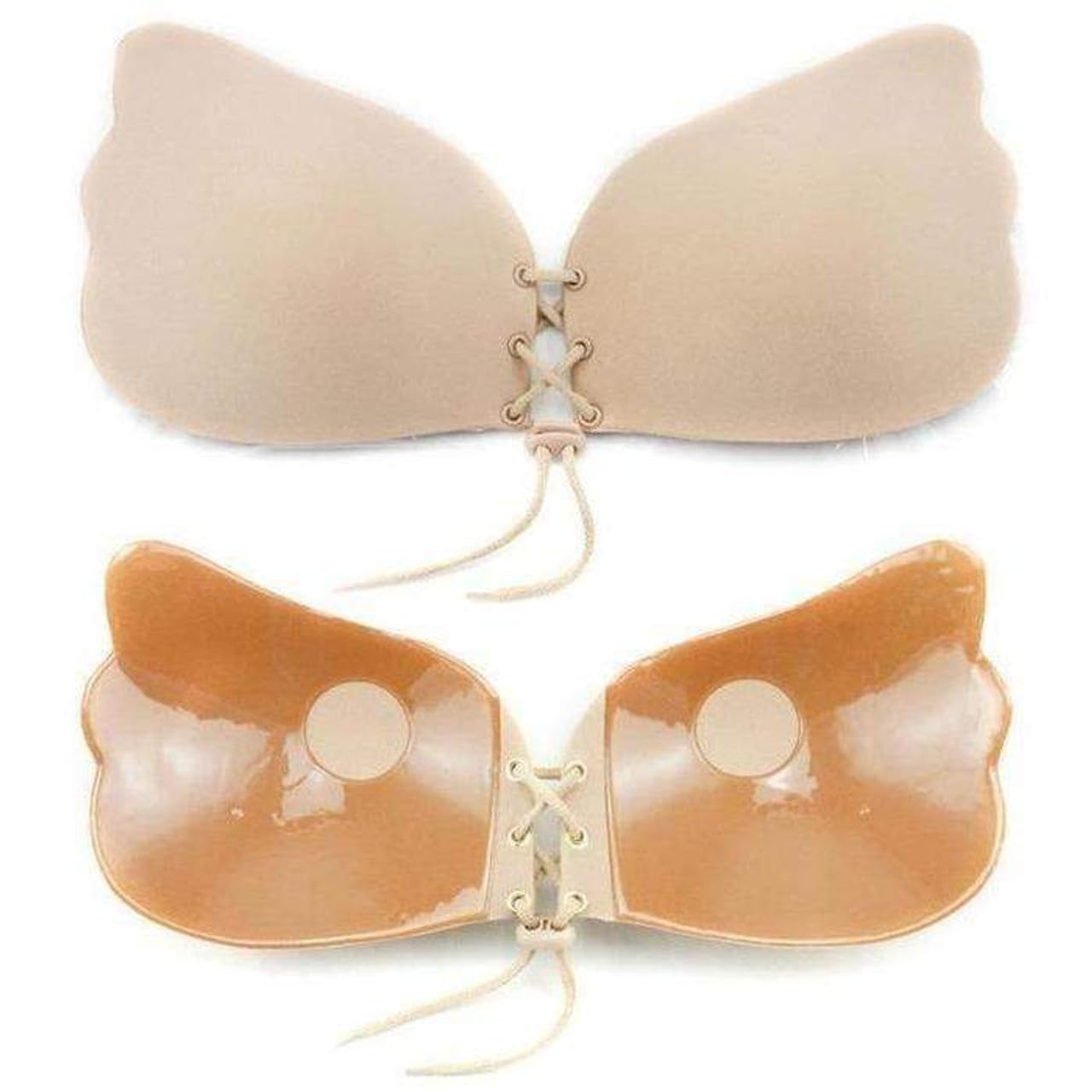 shedoes Invisible Strapless Backless Adhesive Silicone Gel Stick-On Sticky Bra for Women s Invisible Push up Design Bra-picture-31